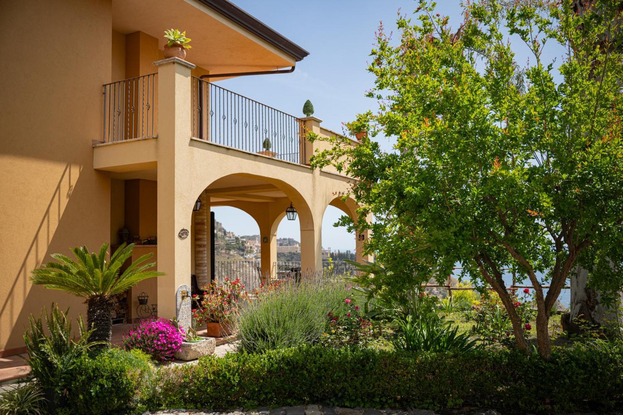 Sea View Villa Taormina Exterior foto